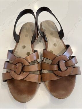 Boden Leather Sandal Size 41